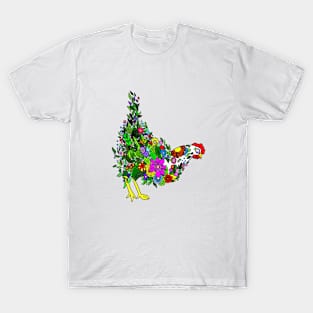 Flower Chicken T-Shirt